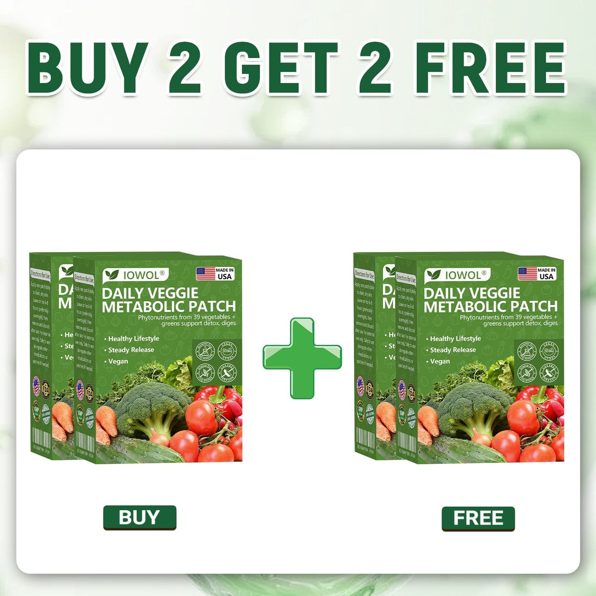 🥦𝐎𝐟𝐟𝐢𝐜𝐢𝐚𝐥 𝐒𝐭𝐨𝐫𝐞 | 𝐈𝐎𝐖𝐎𝐋® 𝐃𝐚𝐢𝐥𝐲 𝐕𝐞𝐠𝐞𝐭𝐚𝐛𝐥𝐞 𝐌𝐞𝐭𝐚𝐛𝐨𝐥𝐢𝐜 𝐏𝐚𝐭𝐜𝐡 𝐮𝐬𝐞𝐬 𝐨𝐫𝐠𝐚𝐧𝐢𝐜 𝐯𝐞𝐠𝐞𝐭𝐚𝐛𝐥𝐞 𝐞𝐱𝐭𝐫𝐚𝐜𝐭𝐬 𝐚𝐧𝐝 𝐩𝐡𝐲𝐭𝐨𝐧𝐮𝐭𝐫𝐢𝐞𝐧𝐭𝐬 𝐟𝐫𝐨𝐦 𝟑𝟗 𝐯𝐞𝐠𝐞𝐭𝐚𝐛𝐥𝐞𝐬 + 𝐠𝐫𝐞𝐞𝐧𝐬 𝐭𝐨 𝐬𝐮𝐩𝐩𝐨𝐫𝐭 𝐝𝐞𝐭𝐨𝐱, 𝐝𝐢𝐠𝐞𝐬𝐭𝐢𝐨𝐧 & 𝐦𝐞𝐭𝐚𝐛𝐨𝐥𝐢𝐜 𝐫𝐞𝐬𝐞𝐭, 𝐚𝐧𝐝 𝐛𝐨𝐨𝐬𝐭 𝐞𝐧𝐞𝐫𝐠𝐲 𝐟𝐨𝐫 𝐚𝐥𝐥-𝐝𝐚𝐲 𝐰𝐞𝐥𝐥𝐧𝐞𝐬𝐬.